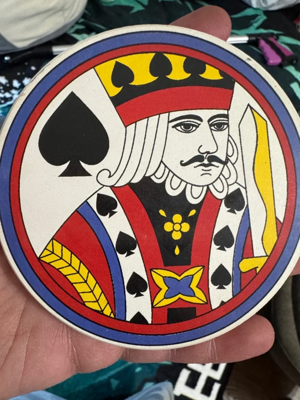 Set of 4 Vintage Playing Card Coasters - Queen/King/Jack Designs - Picture 2 of 11